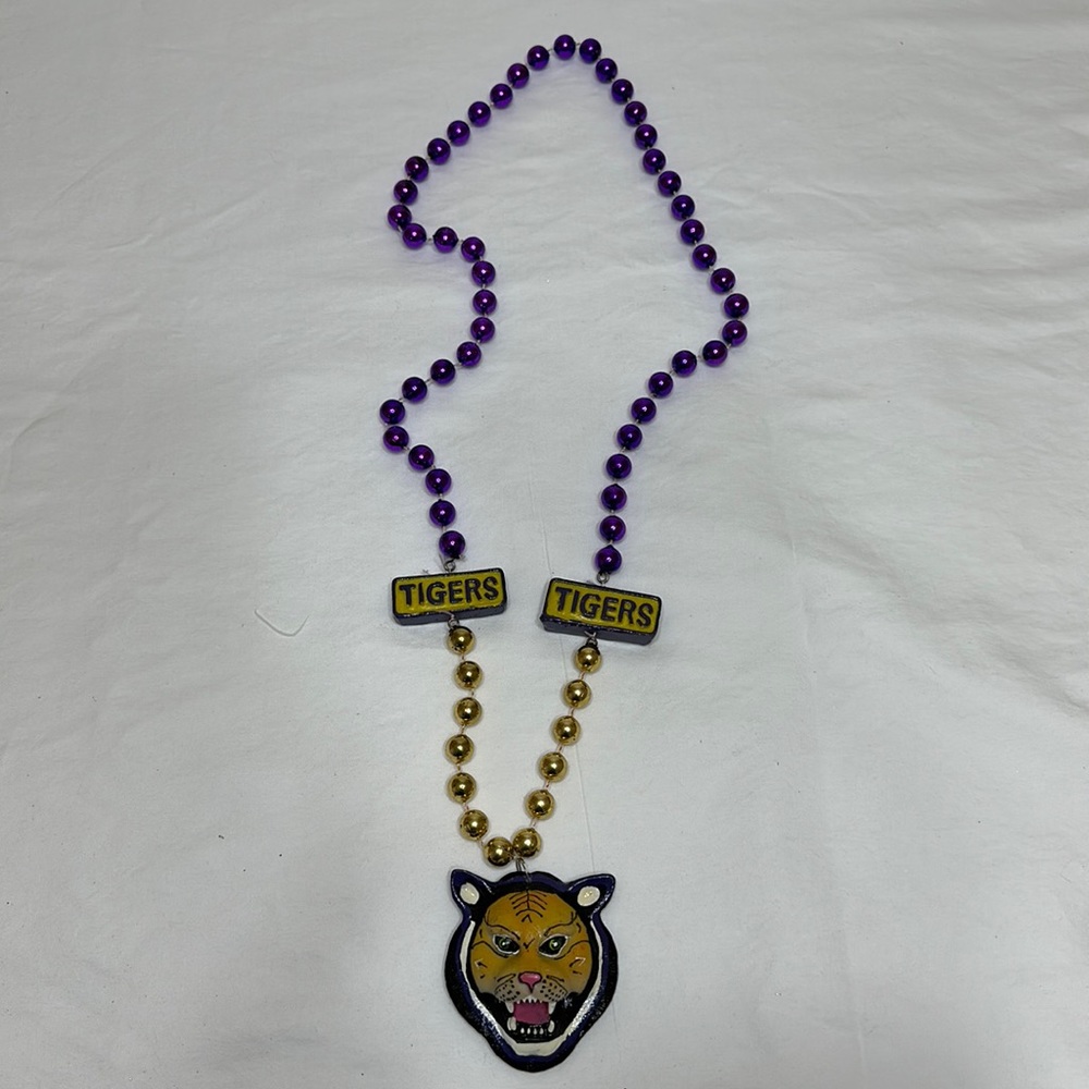 LSU Mardi Gras bead!